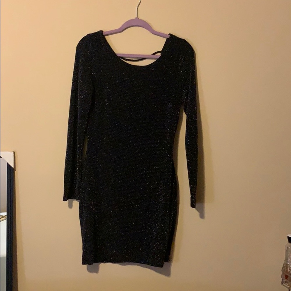 Low open back dress